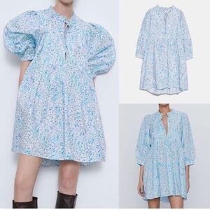 Zara floral womens dress